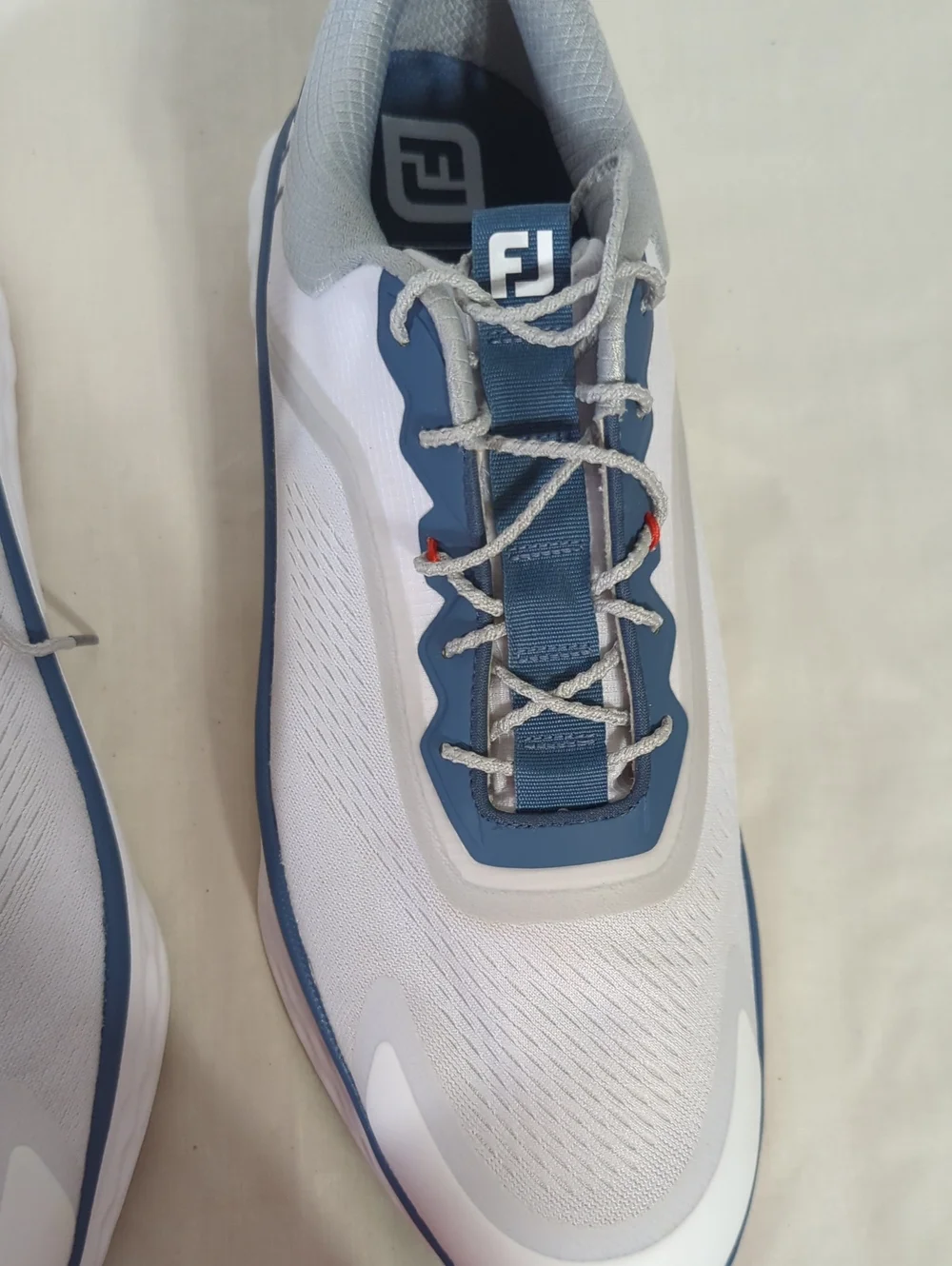 FootJoy Men's White and Blue Golf Ortholite Impressions Size 15M